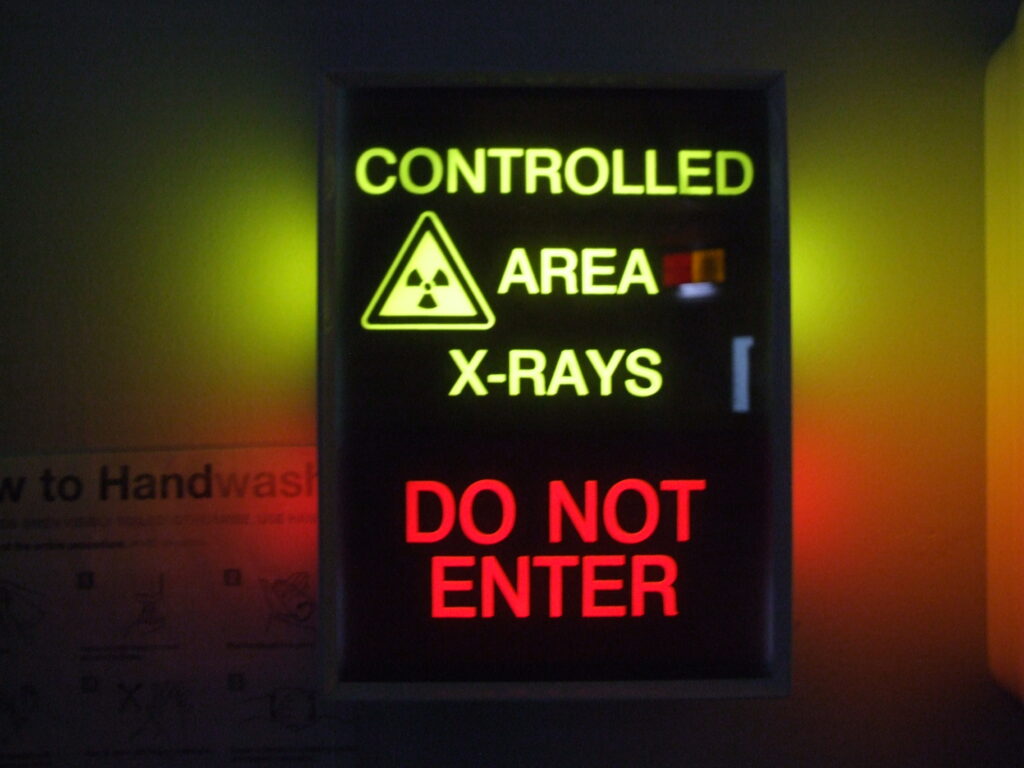Xray Warning Sign